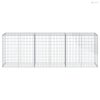 Horganyzott vas gabion kosár fedéllel 300 x 50 x 100 cm