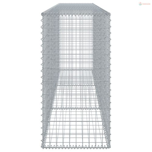 Horganyzott vas gabion kosár fedéllel 300 x 50 x 100 cm