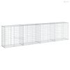 Horganyzott vas gabion kosár fedéllel 400 x 50 x 100 cm