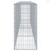 Horganyzott vas gabion kosár fedéllel 400 x 50 x 100 cm