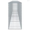 Horganyzott vas gabion kosár fedéllel 500 x 50 x 100 cm
