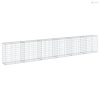 Horganyzott vas gabion kosár fedéllel 600 x 50 x 100 cm