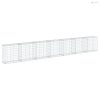 Horganyzott vas gabion kosár fedéllel 700 x 50 x 100 cm