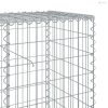 Horganyzott vas gabion kosár fedéllel 800 x 50 x 100 cm