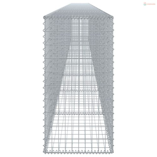 Horganyzott vas gabion kosár fedéllel 900 x 50 x 100 cm
