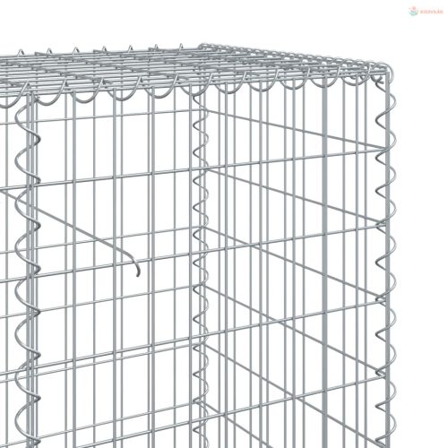 Horganyzott vas gabion kosár fedéllel 900 x 50 x 100 cm