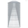 Horganyzott vas gabion kosár fedéllel 1000 x 50 x 100 cm