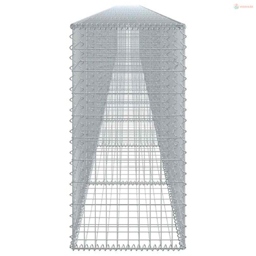 Horganyzott vas gabion kosár fedéllel 1100 x 50 x 100 cm