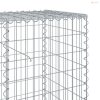 Horganyzott vas gabion kosár fedéllel 1100 x 50 x 100 cm
