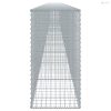 Horganyzott vas gabion kosár fedéllel 1200 x 50 x 100 cm