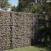 Horganyzott vas gabion kosár fedéllel 100 x 50 x 150 cm