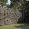 Horganyzott vas gabion kosár fedéllel 200 x 50 x 150 cm