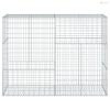 Horganyzott vas gabion kosár fedéllel 200 x 50 x 150 cm