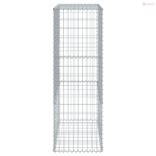 Horganyzott vas gabion kosár fedéllel 300 x 50 x 150 cm