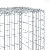 Horganyzott vas gabion kosár fedéllel 300 x 50 x 150 cm