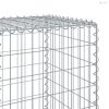 Horganyzott vas gabion kosár fedéllel 600 x 50 x 150 cm