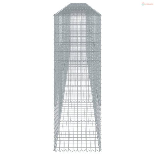 Horganyzott vas gabion kosár fedéllel 800 x 50 x 150 cm