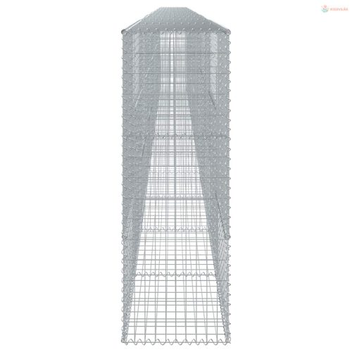 Horganyzott vas gabion kosár fedéllel 1200 x 50 x 150 cm