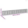 Horganyzott vas gabion kosár fedéllel 1200 x 50 x 150 cm