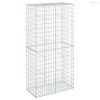 Horganyzott vas gabion kosár fedéllel 100 x 50 x 200 cm