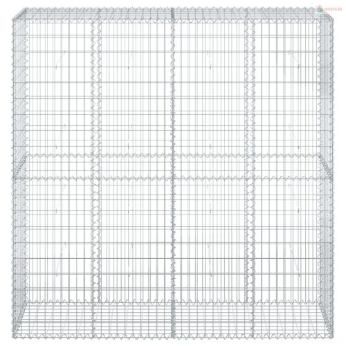 Horganyzott vas gabion kosár fedéllel 200 x 50 x 200 cm