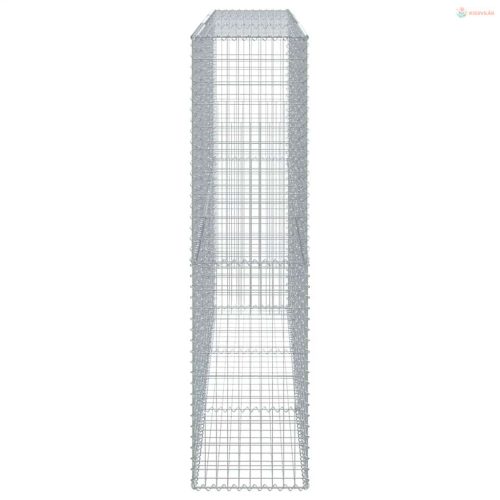 Horganyzott vas gabion kosár fedéllel 300 x 50 x 200 cm