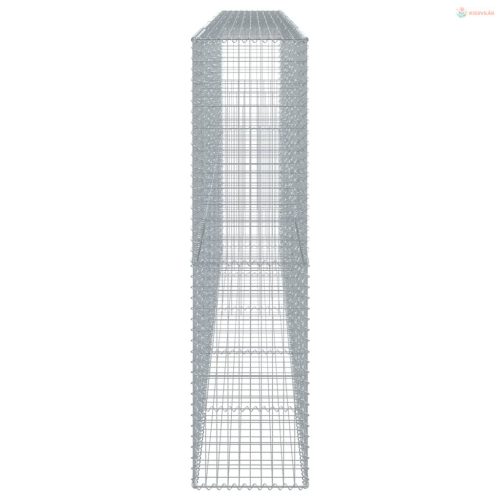 Horganyzott vas gabion kosár fedéllel 500 x 50 x 200 cm