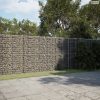 Horganyzott vas gabion kosár fedéllel 600 x 50 x 200 cm