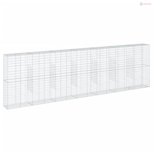 Horganyzott vas gabion kosár fedéllel 700 x 50 x 200 cm