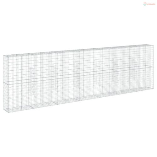 Horganyzott vas gabion kosár fedéllel 700 x 50 x 200 cm