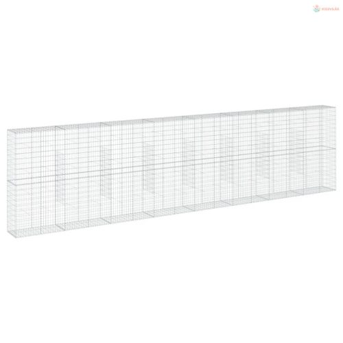 Horganyzott vas gabion kosár fedéllel 800 x 50 x 200 cm