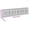 Horganyzott vas gabion kosár fedéllel 900 x 50 x 200 cm