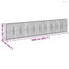 Horganyzott vas gabion kosár fedéllel 1000 x 50 x 200 cm