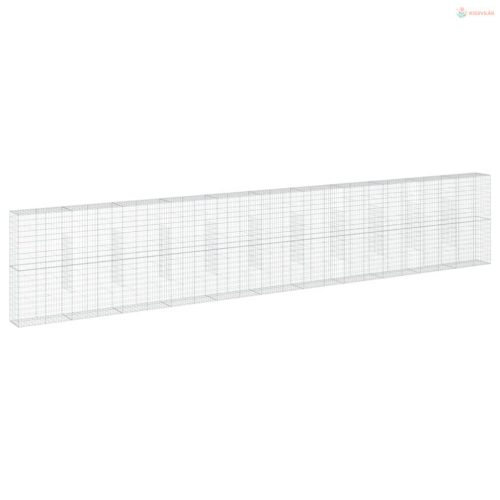 Horganyzott vas gabion kosár fedéllel 1100 x 50 x 200 cm