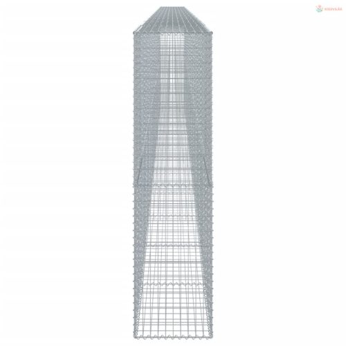 Horganyzott vas gabion kosár fedéllel 1200 x 50 x 200 cm