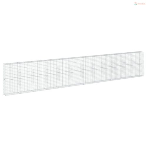 Horganyzott vas gabion kosár fedéllel 1200 x 50 x 200 cm