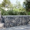 Horganyzott vas gabion kosár fedéllel 100 x 100 x 50 cm