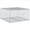 Horganyzott vas gabion kosár fedéllel 100 x 100 x 50 cm