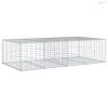 Horganyzott vas gabion kosár fedéllel 200 x 100 x 50 cm