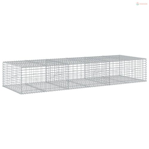 Horganyzott vas gabion kosár fedéllel 300 x 100 x 50 cm