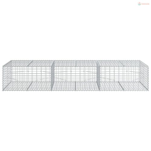 Horganyzott vas gabion kosár fedéllel 300 x 100 x 50 cm