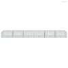 Horganyzott vas gabion kosár fedéllel 600 x 100 x 50 cm