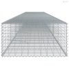 Horganyzott vas gabion kosár fedéllel 700 x 100 x 50 cm