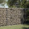 Horganyzott vas gabion kosár fedéllel 100 x 100 x 100 cm