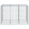 Horganyzott vas gabion kosár fedéllel 150 x 100 x 100 cm