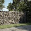 Horganyzott vas gabion kosár fedéllel 250 x 100 x 100 cm
