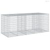 Horganyzott vas gabion kosár fedéllel 250 x 100 x 100 cm