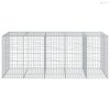 Horganyzott vas gabion kosár fedéllel 250 x 100 x 100 cm
