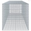 Horganyzott vas gabion kosár fedéllel 450 x 100 x 100 cm