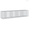 Horganyzott vas gabion kosár fedéllel 450 x 100 x 100 cm